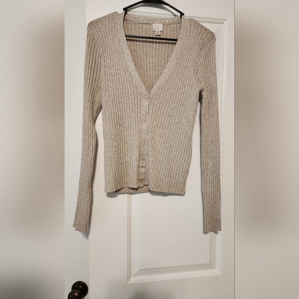 Target A New Day Sparkly Cardigan Medium